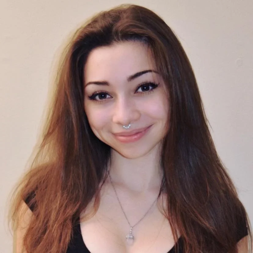 Petite little slut spreads her tight pussy image 8