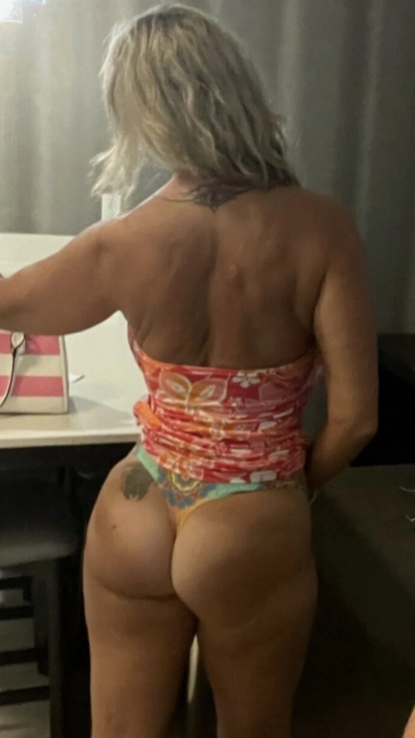 Admiring the ultimate GILF whore! The natural face is rare. Rocking granny body! Those nips tho🔥🔥 image 14