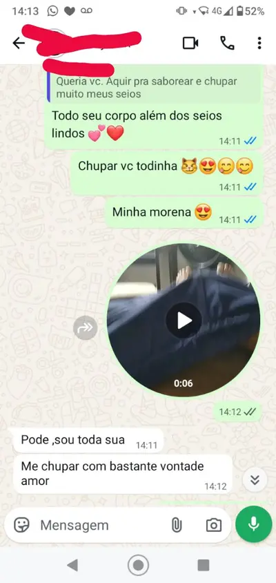 Morena peituda gozou no zap, parte 2 cover image