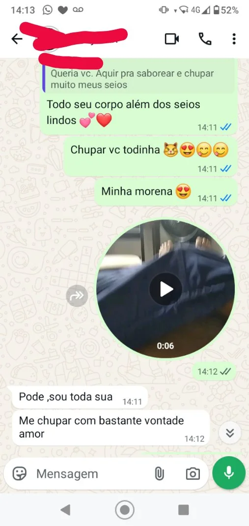Morena peituda gozou no zap, parte 2 main image