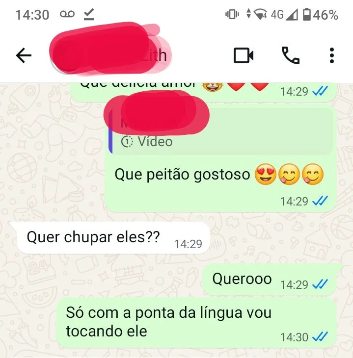 Morena peituda gozou no zap, parte 2 image 12