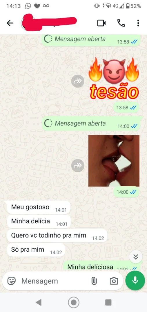 Morena peituda gozou no zap, parte 2 image 4