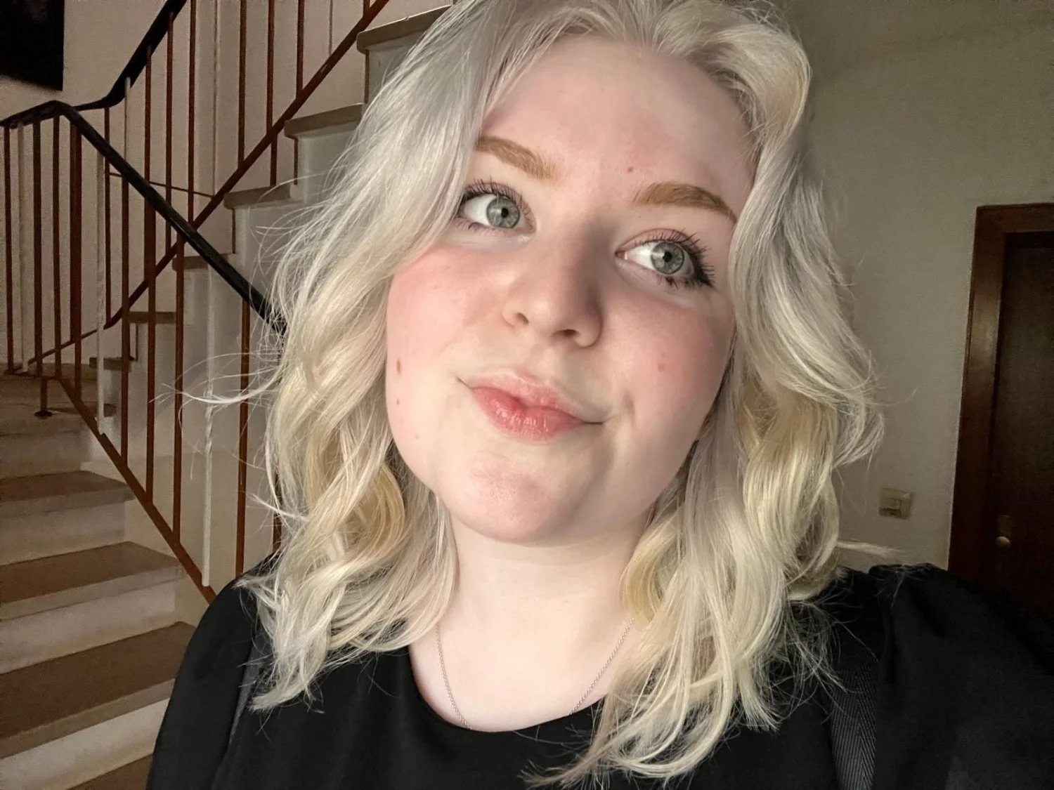 Cute busty german blond showing ur body main image