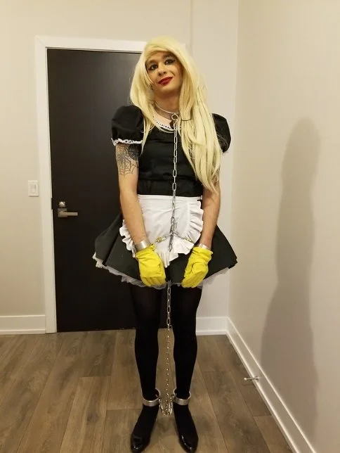 princess Madalyn... Slender cute submissive CD loves to be exposed image 18