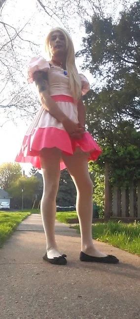 princess Madalyn... Slender cute submissive CD loves to be exposed image 9