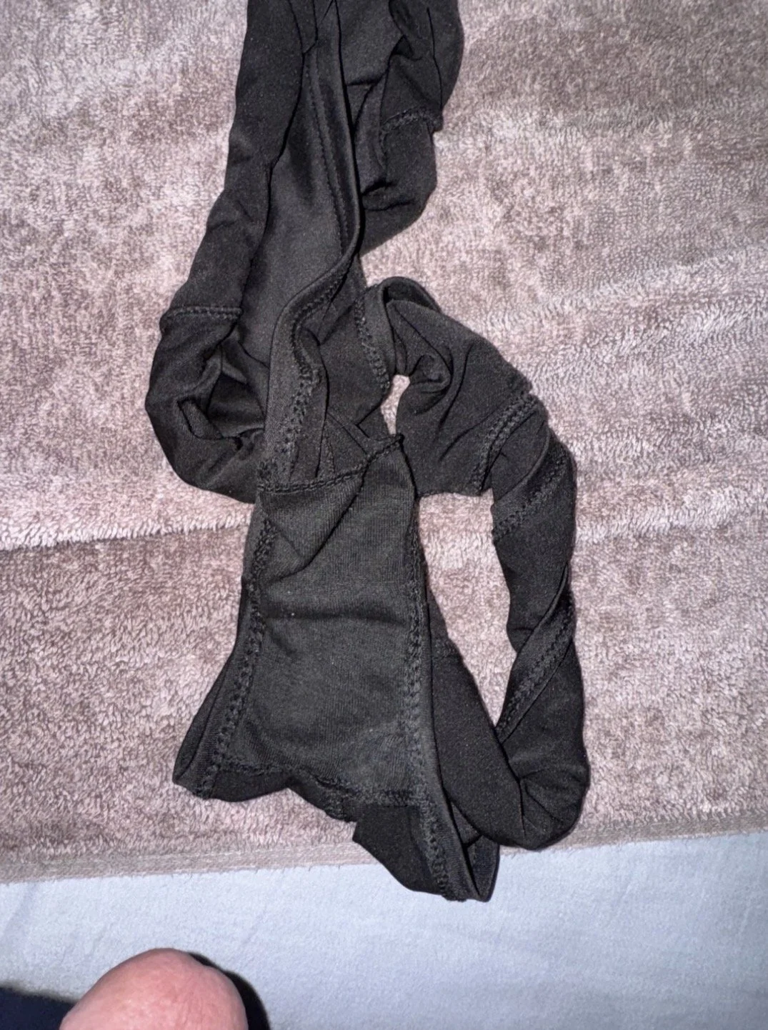 Stroking with my latinas panties image 11