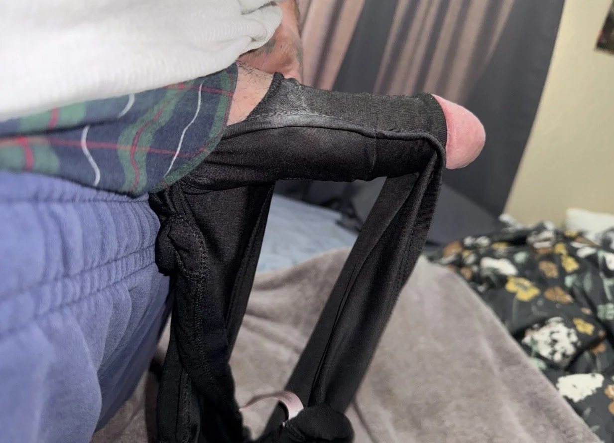Stroking with my latinas panties image 4