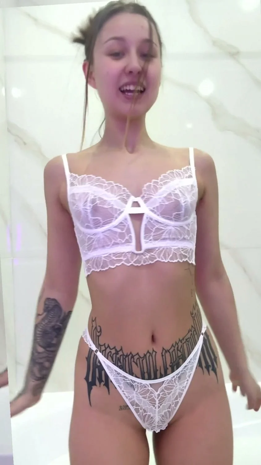 🔞 Hot dirty busty nude getting creampie pussy 😈🍑 Check OF now image 3