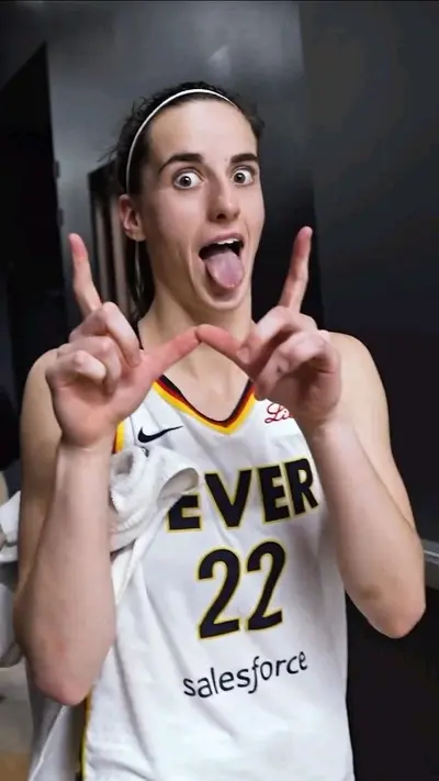 With a tongue like hers, you would think Caitlin Clark would be popular in the wnba cover image