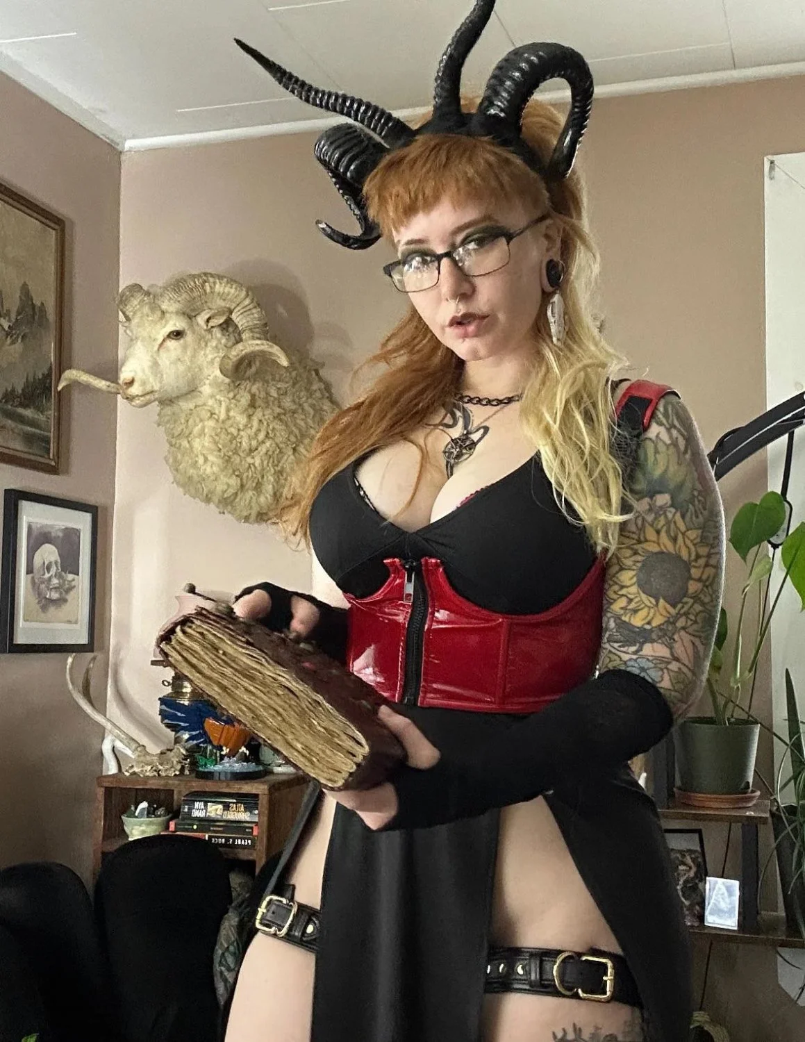 Thick pale ginger slut with a mullet image 22