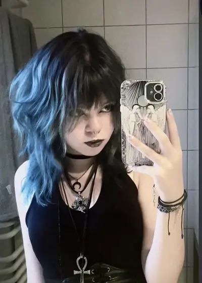 Goth slut, sexy tits cover image