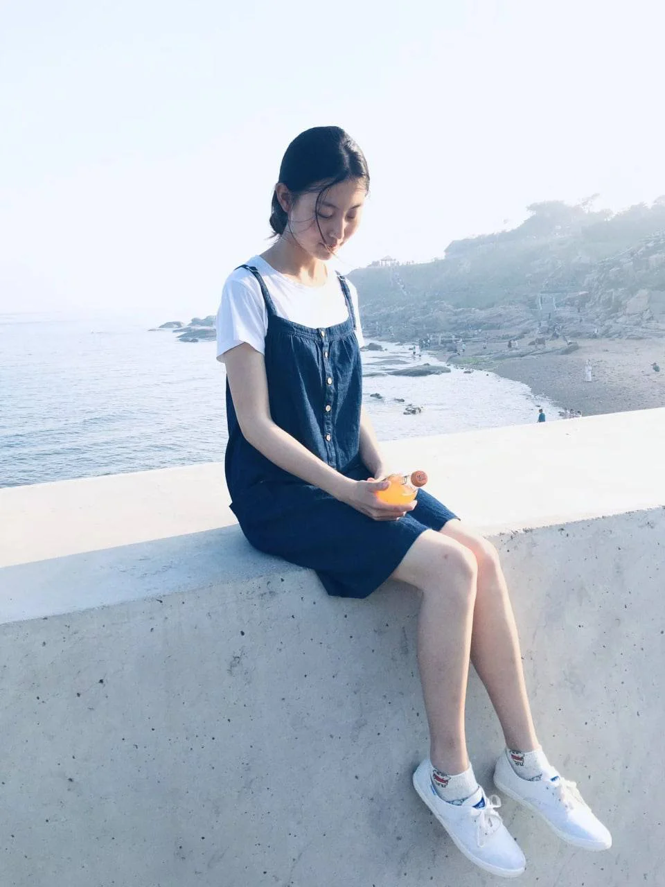 Pretty Asian college girl image 4