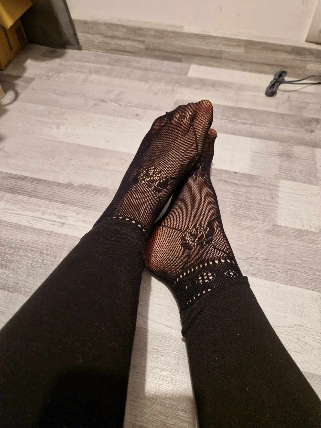 Nylon socks suck gf toes image 4