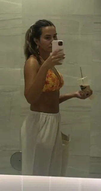 Stunning perfect body blonde Bosnian coed selfies image 18