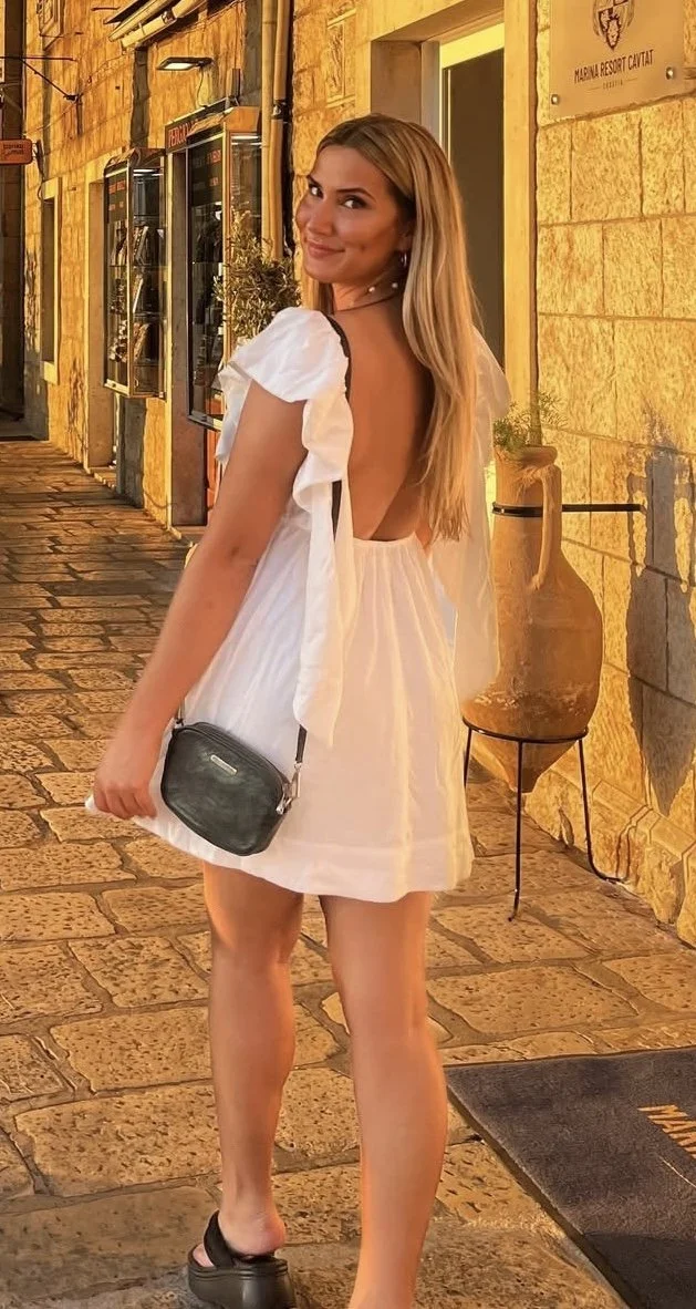 Stunning perfect body blonde Bosnian coed selfies image 30