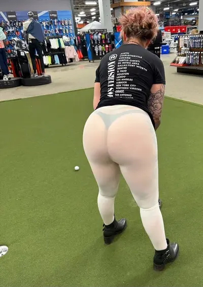 Thick Pawg In See Through Leggings cover image