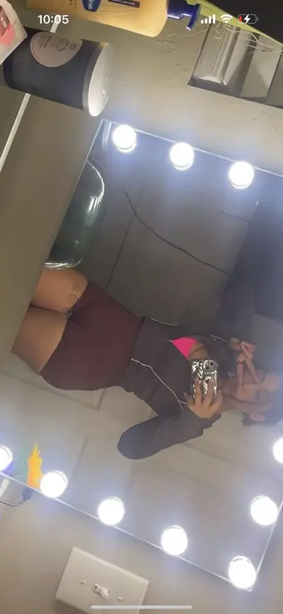 IRL Latina gym slut message lozdos520 on KIK if you want to see more of her cover image