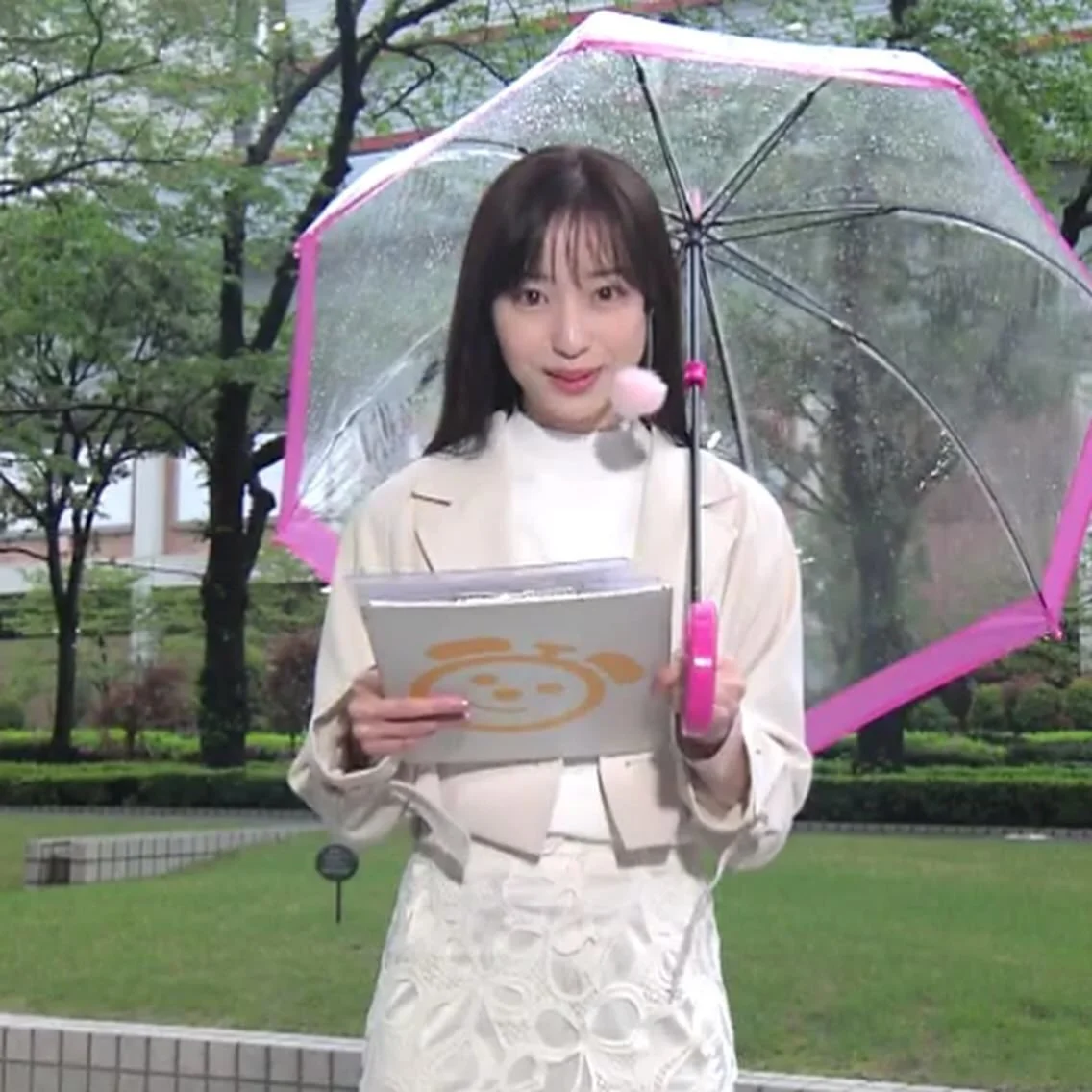 🔚Japanese　顔抜き　お天気キャスター　林佑香　ソフトエロ　一発やりたい image 8