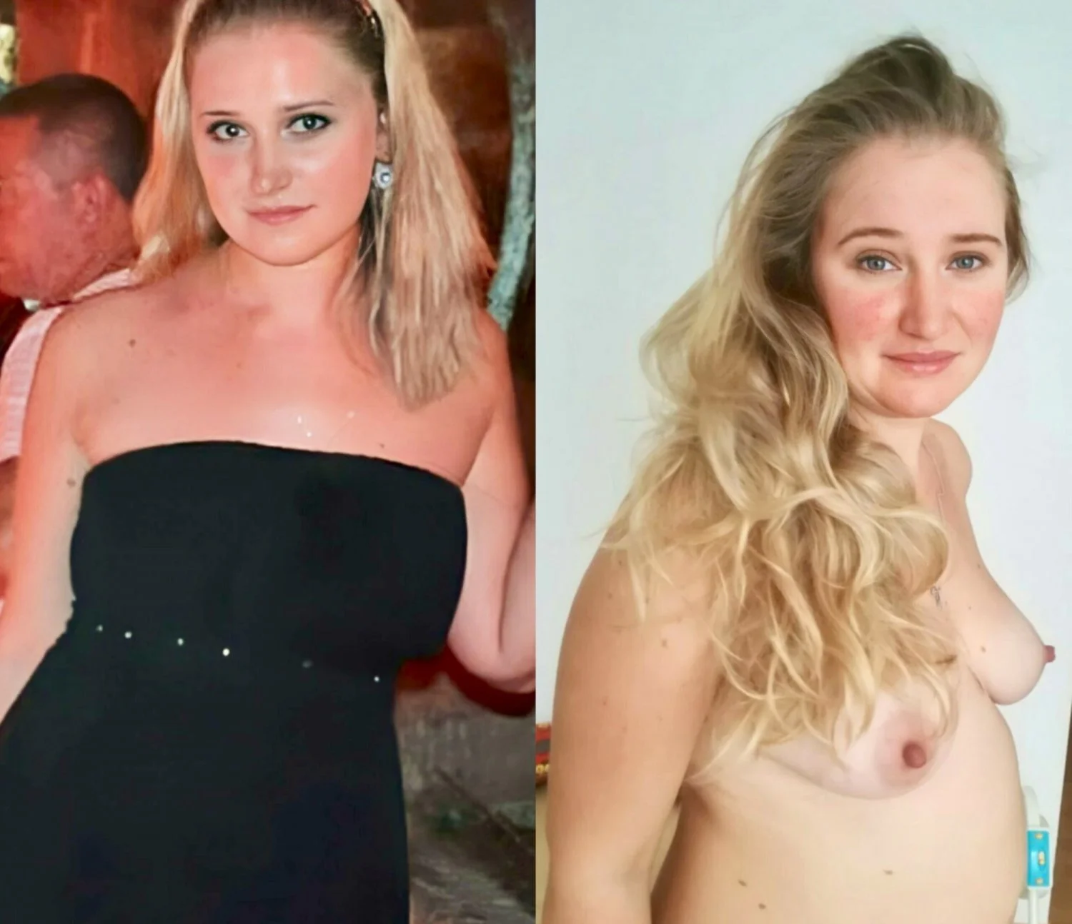 Blonde busty wife image 7
