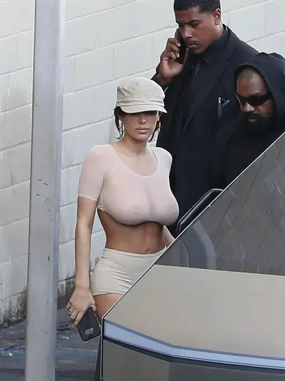 Bianca Censori Sexy See-Through (Kanye West Wife) cover image