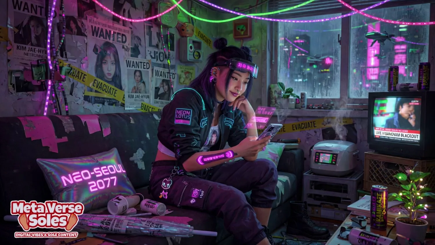 Cyberpunk foot worship 2077 main image