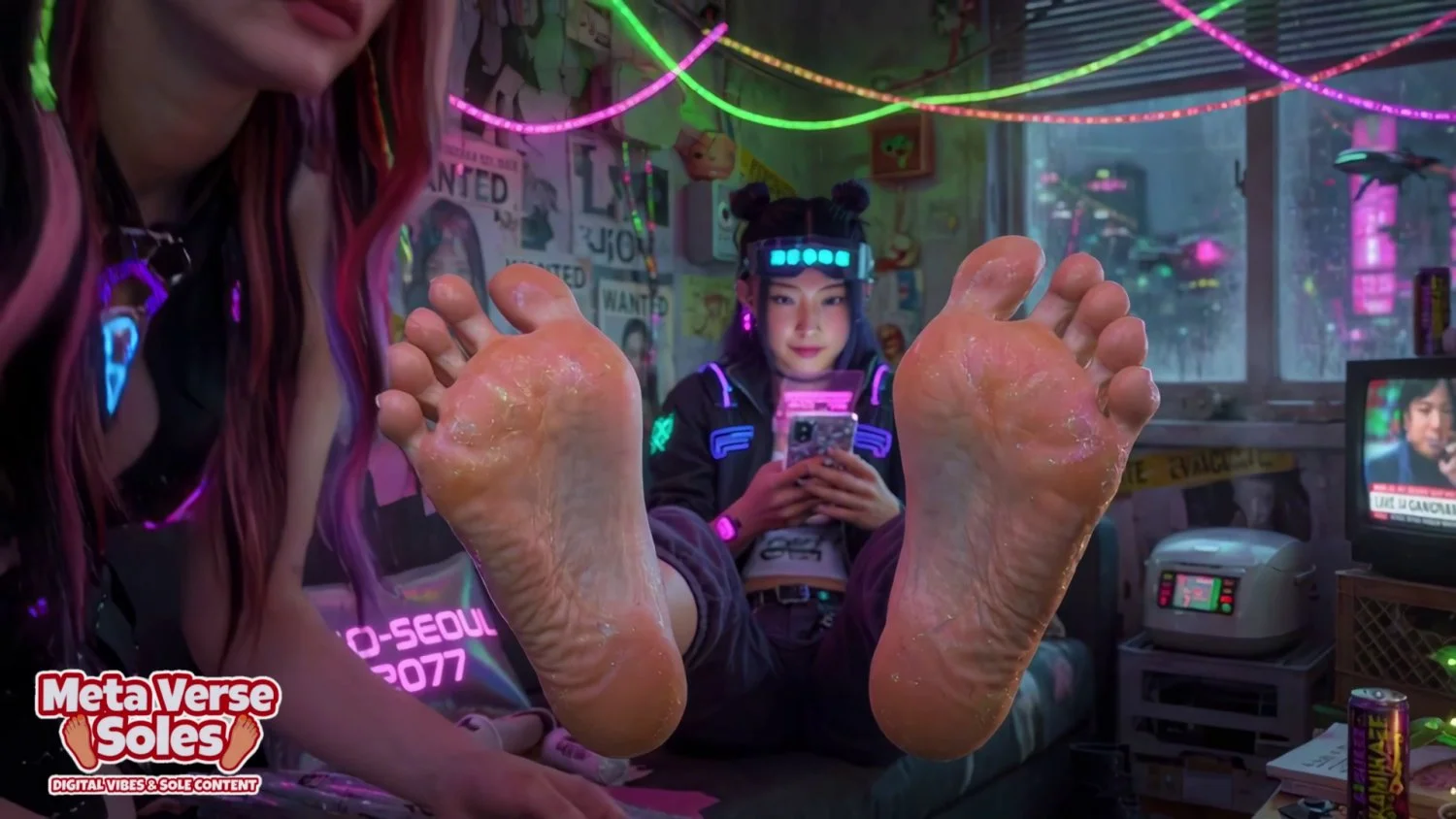 Cyberpunk foot worship 2077 image 3