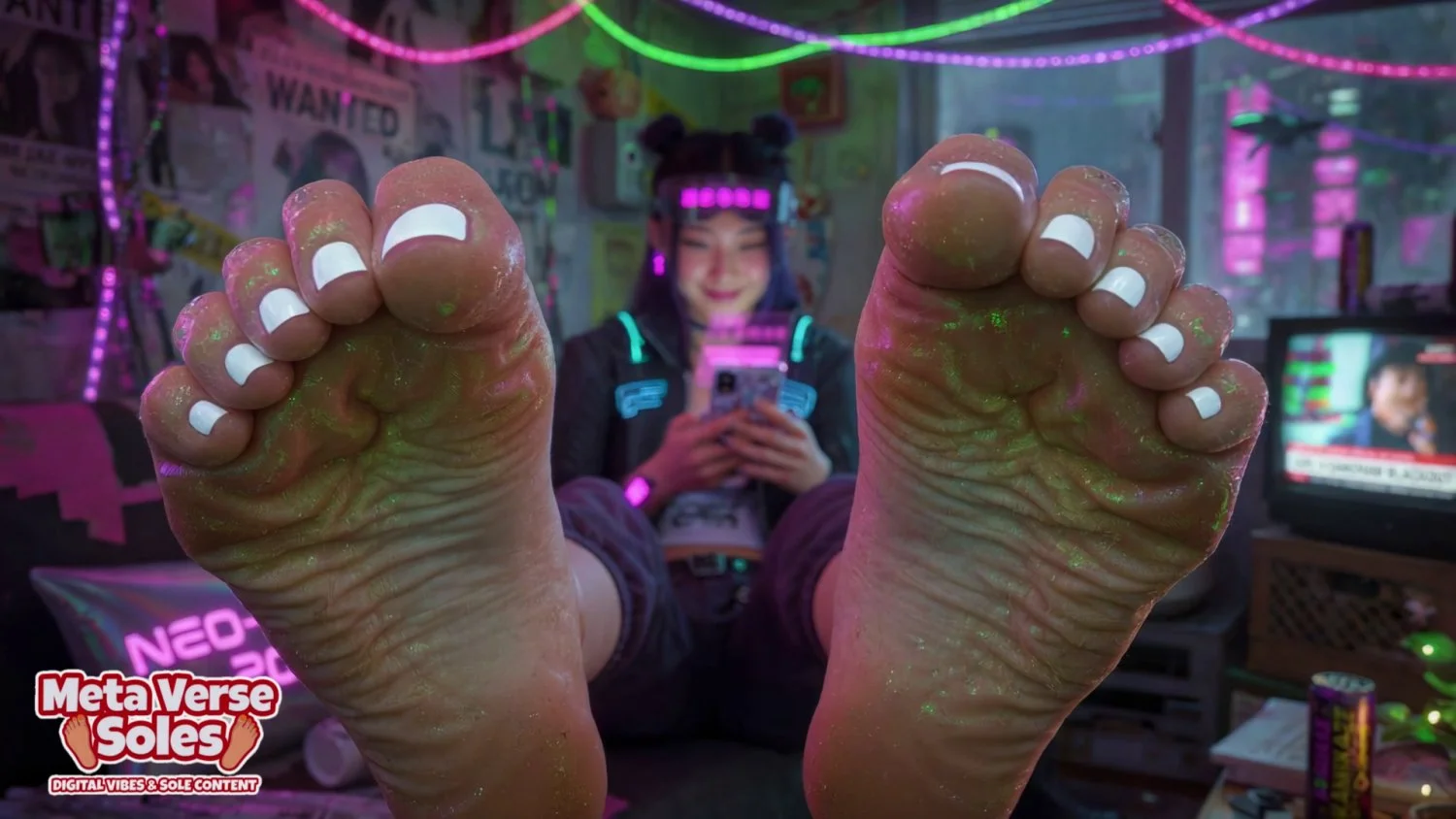 Cyberpunk foot worship 2077 image 4