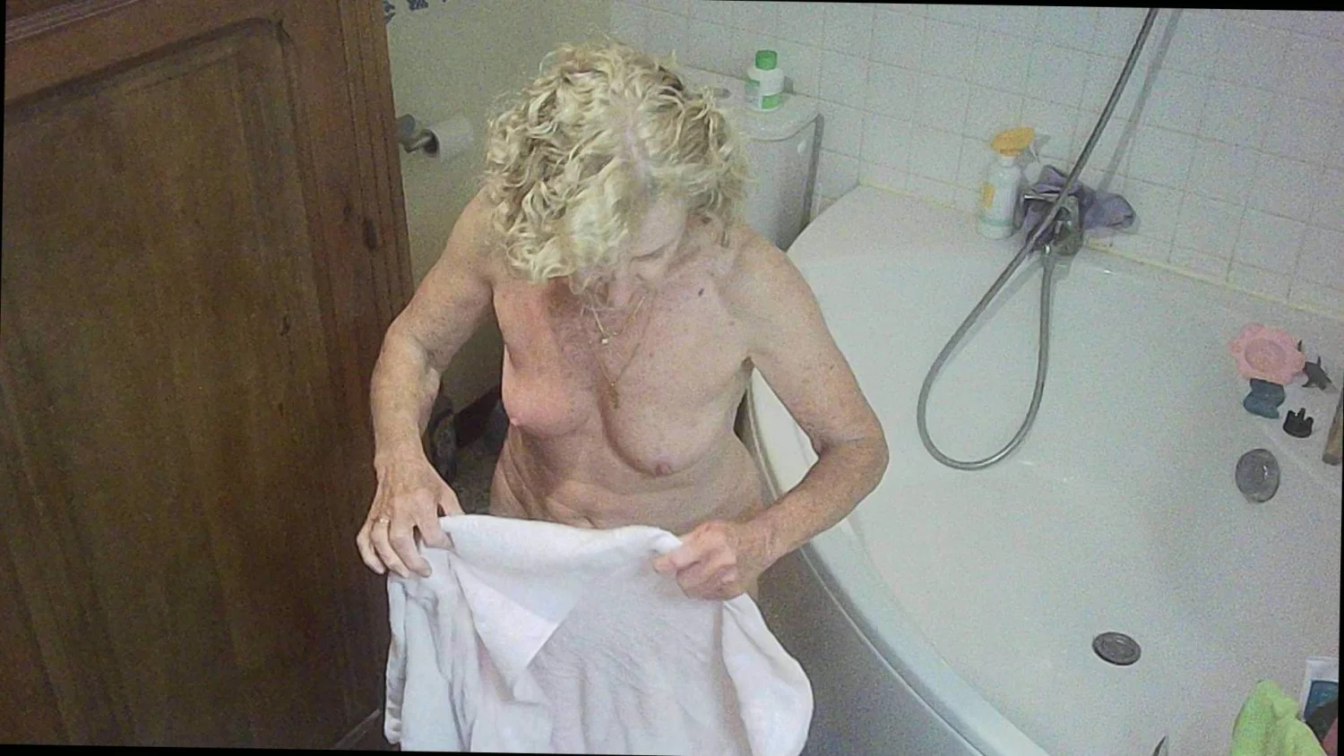 Cheating granny nurse Solange 's hidden delights image 11