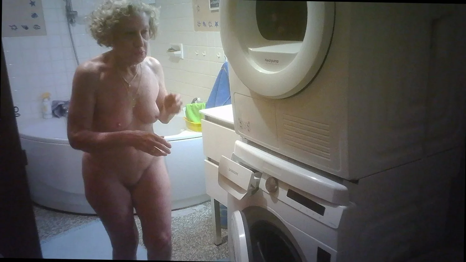 Cheating granny nurse Solange 's hidden delights image 25