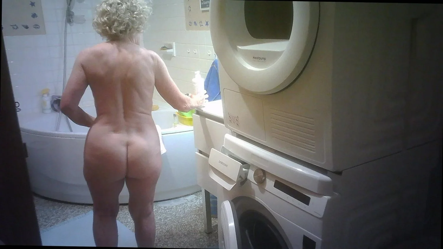 Cheating granny nurse Solange 's hidden delights image 27