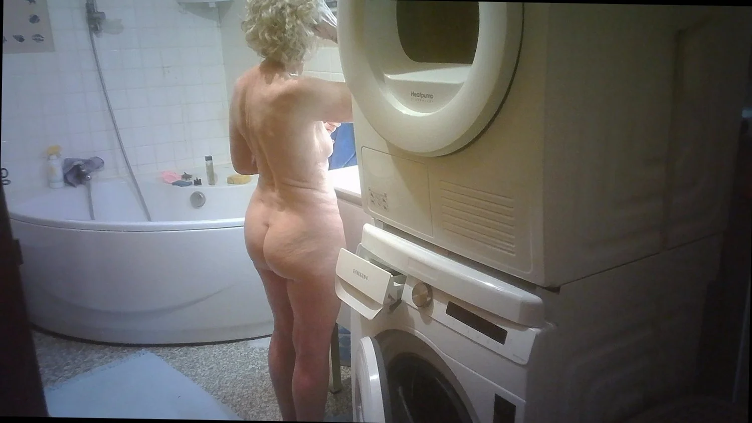 Cheating granny nurse Solange 's hidden delights image 29