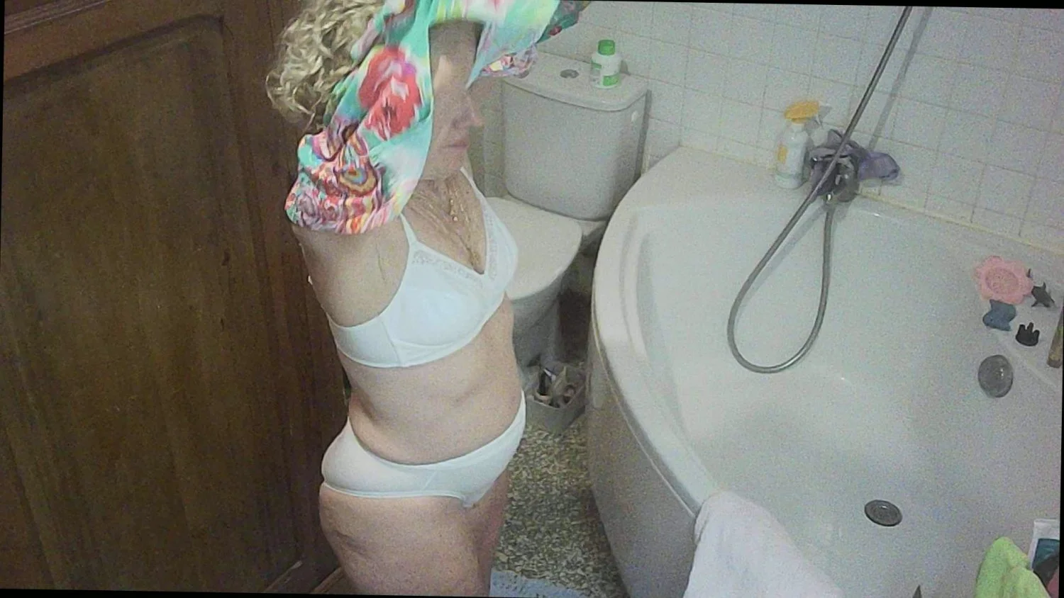 Cheating granny nurse Solange 's hidden delights image 5