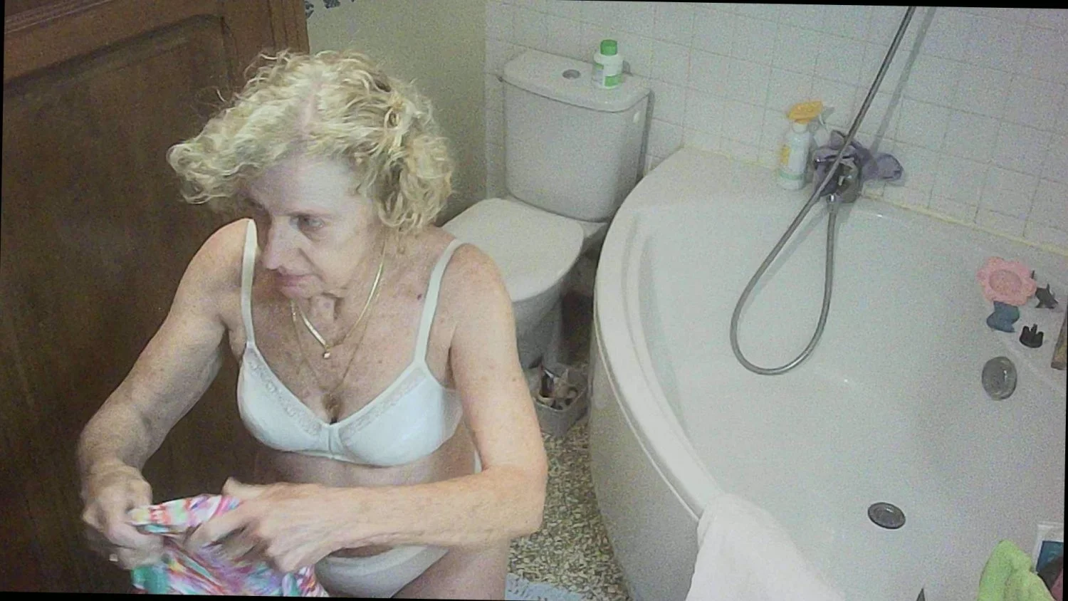 Cheating granny nurse Solange 's hidden delights image 8