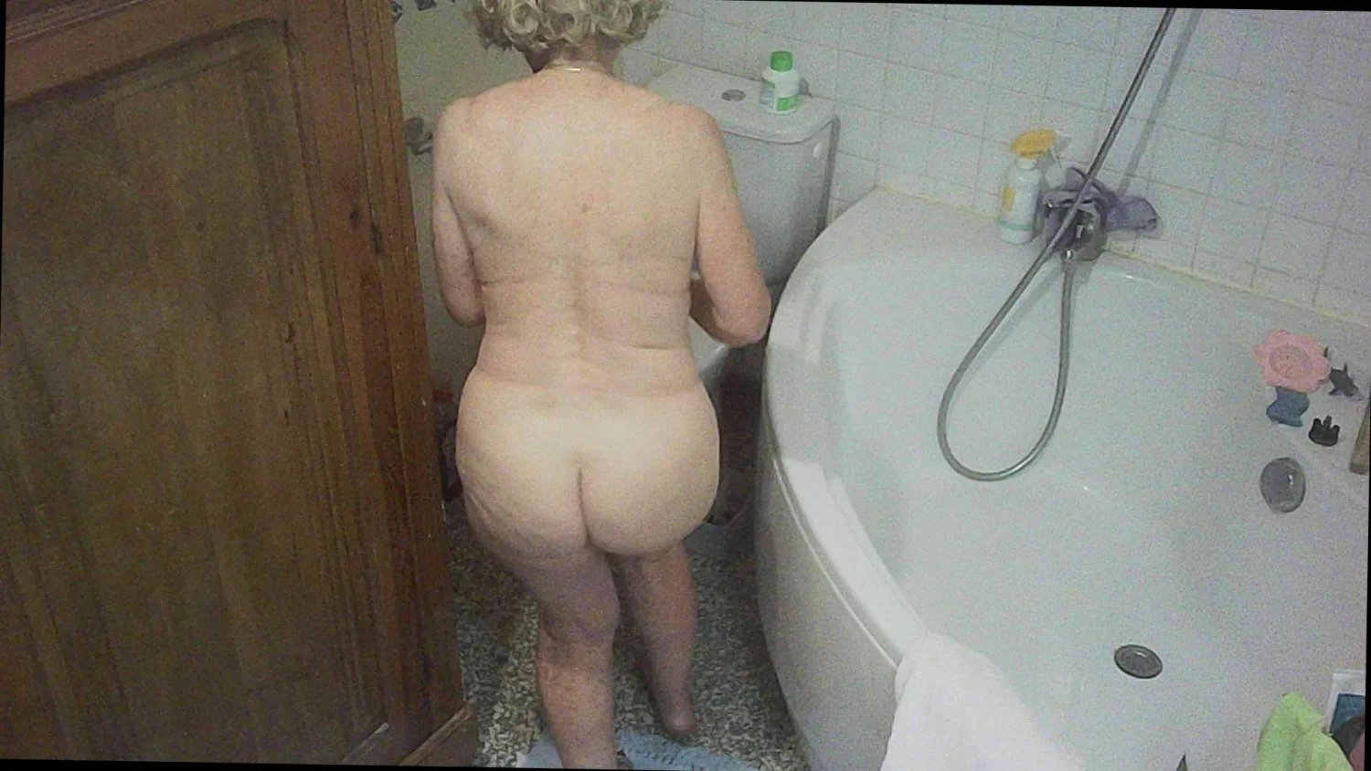 Cheating granny nurse Solange 's hidden delights image 9