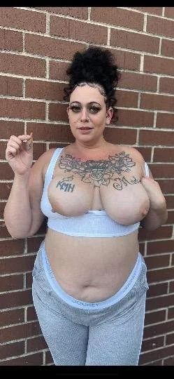 White Ghetto BBW liked getting sluted out BBC image 15