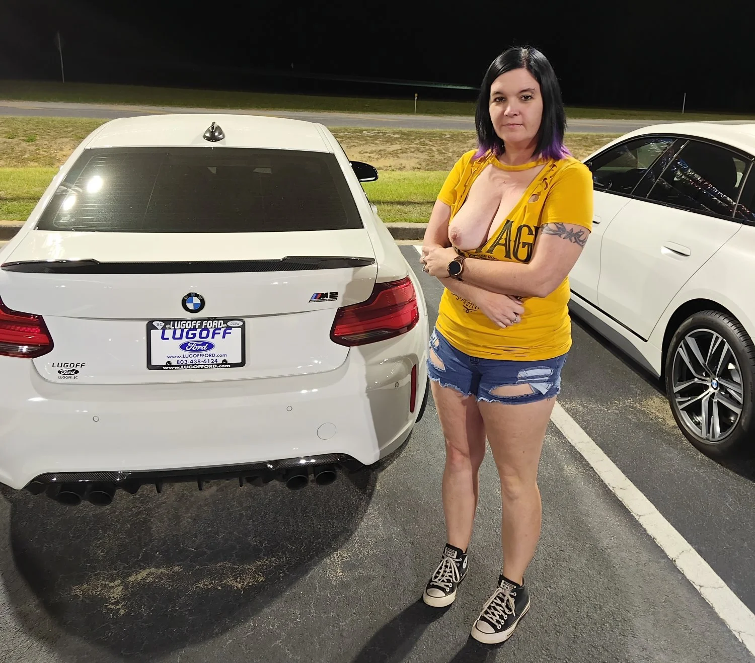 Exhibitionist Jen shows herself off in public image 11
