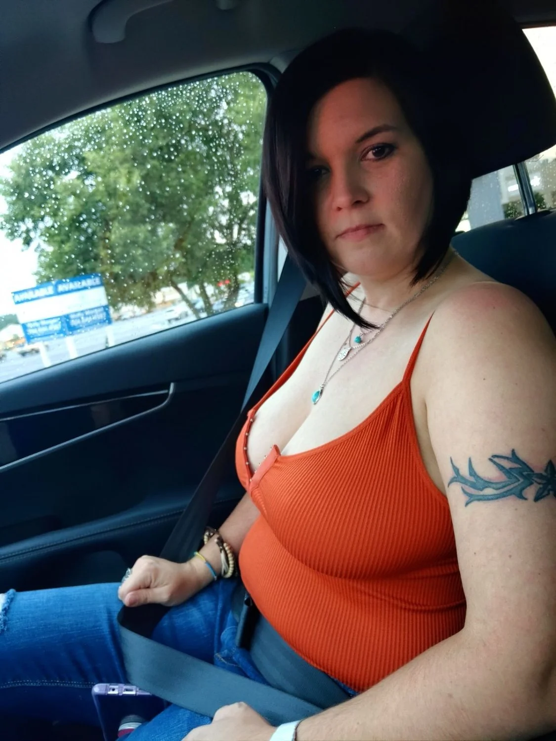 Exhibitionist Jen shows herself off in public image 17
