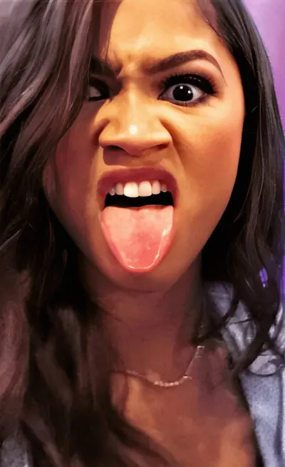 Zendaya hot tongue cover image