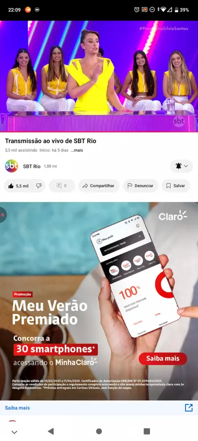 Cátia Fonseca no programa da Patrícia Abravanel que dá o Anel cover image