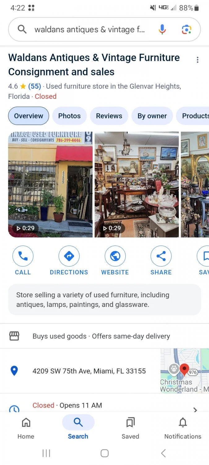 MaryLinda WaldansAntiques&Vintage Furniture Miami florida image 8