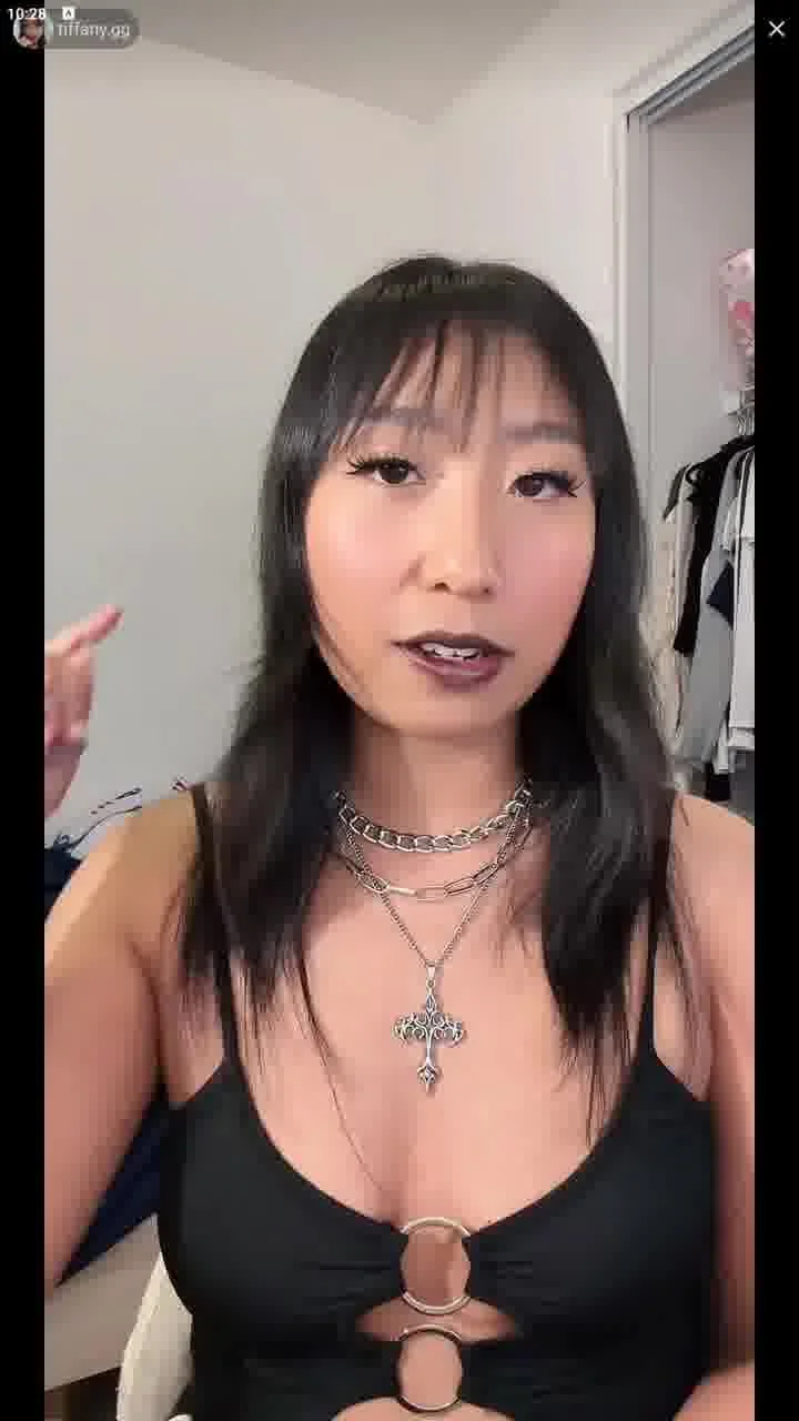 tiktok live t1ff4ny asian goth dirty talk image 10