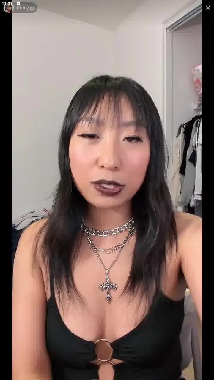 tiktok live t1ff4ny asian goth dirty talk image 17