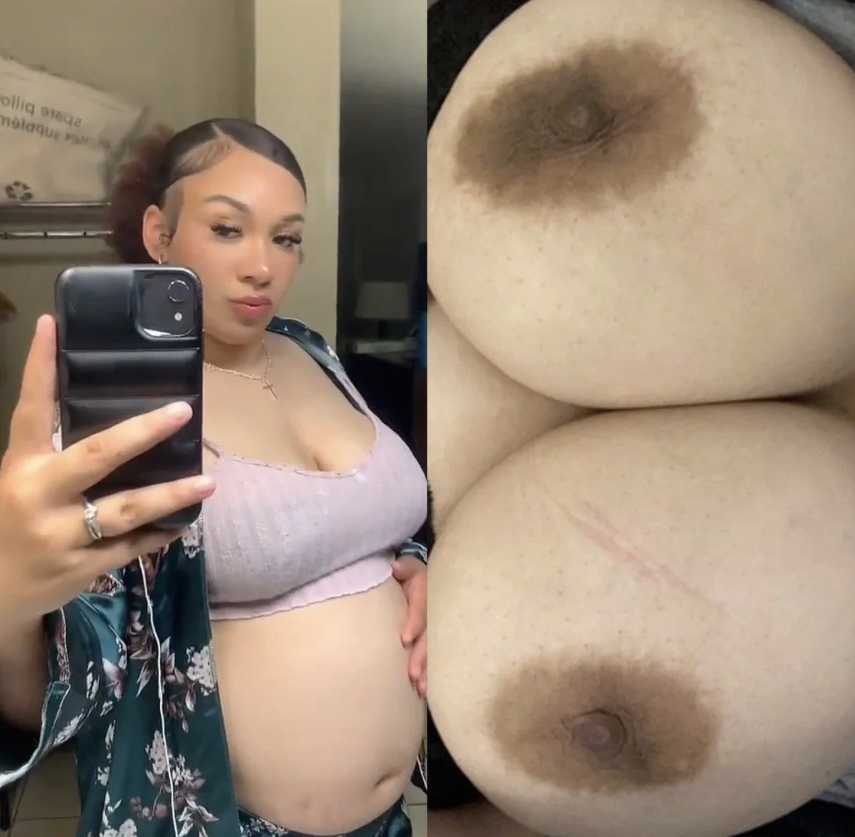 Slutty preggo bitch Desi add her and send her a trib main image