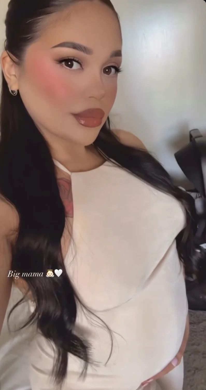 My petite latina X got knocked up & dumped lol atleast she still fuckable while pregnant image 2