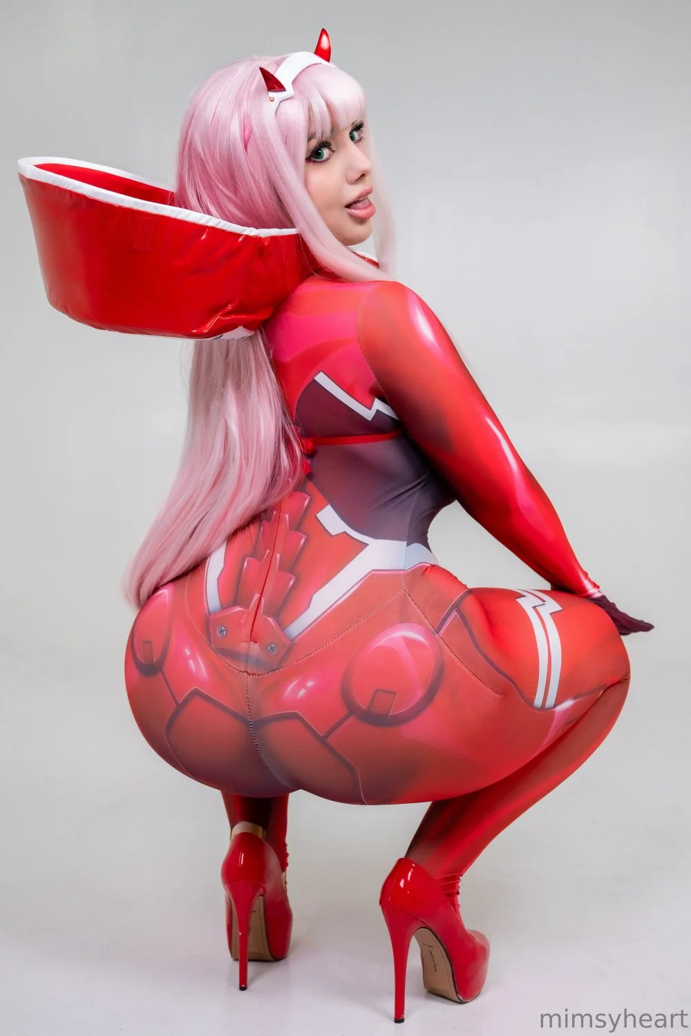 Zero Two cosplay with great tits and curves image 9