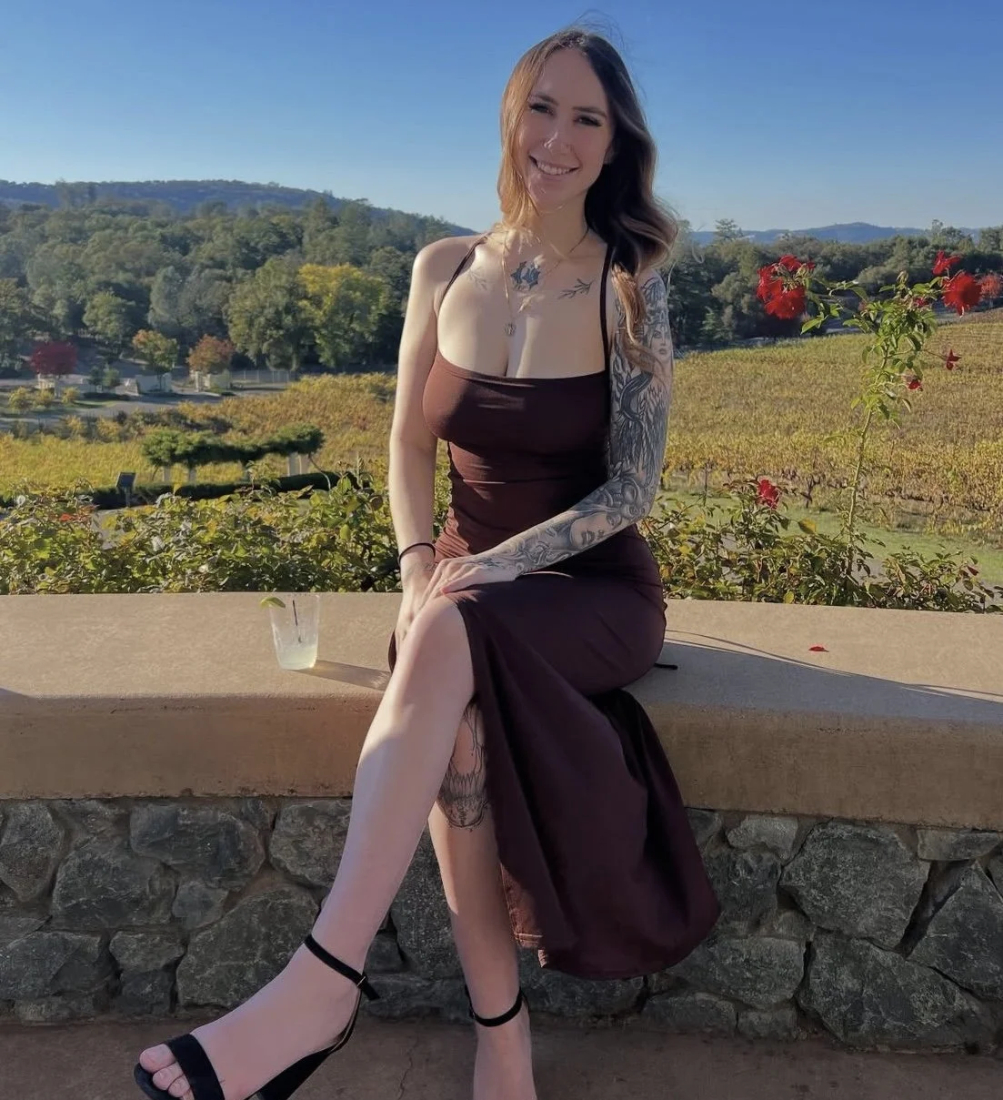 Super fine tatted PAWG with perfect body image 3