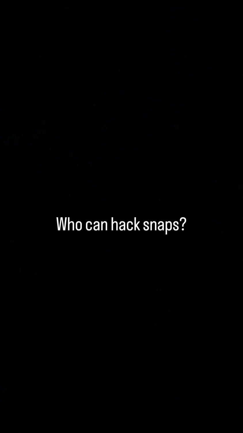 Hack snaps? main image