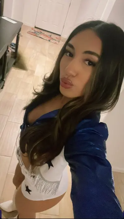 Cumming on sexy brown Latina slut cover image