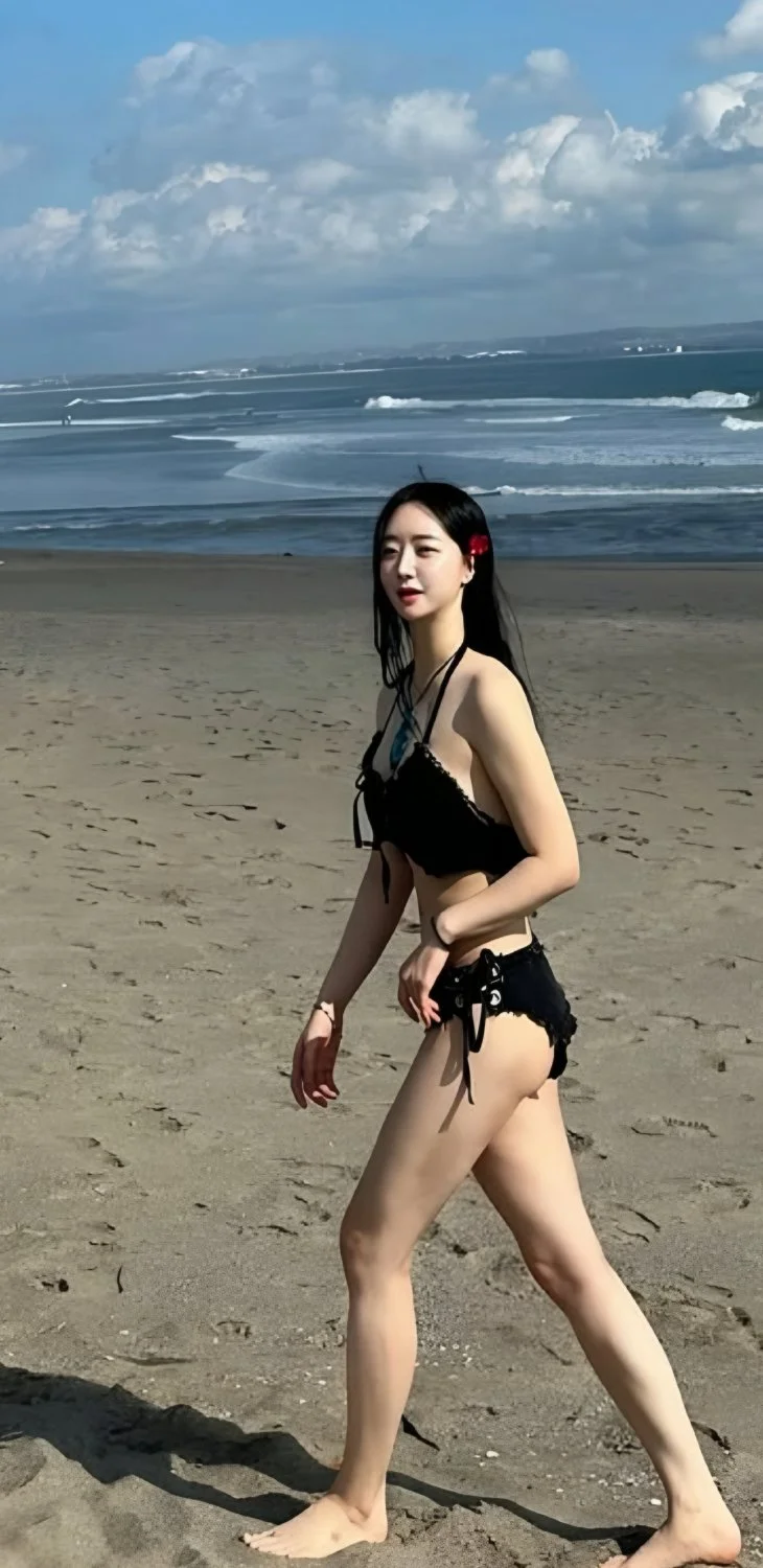 korean 정지애 bikini image 12
