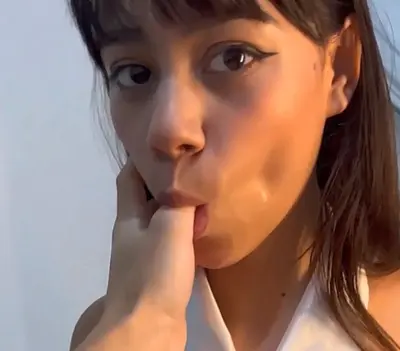 College latina cutie with big tits teases big cock cover image